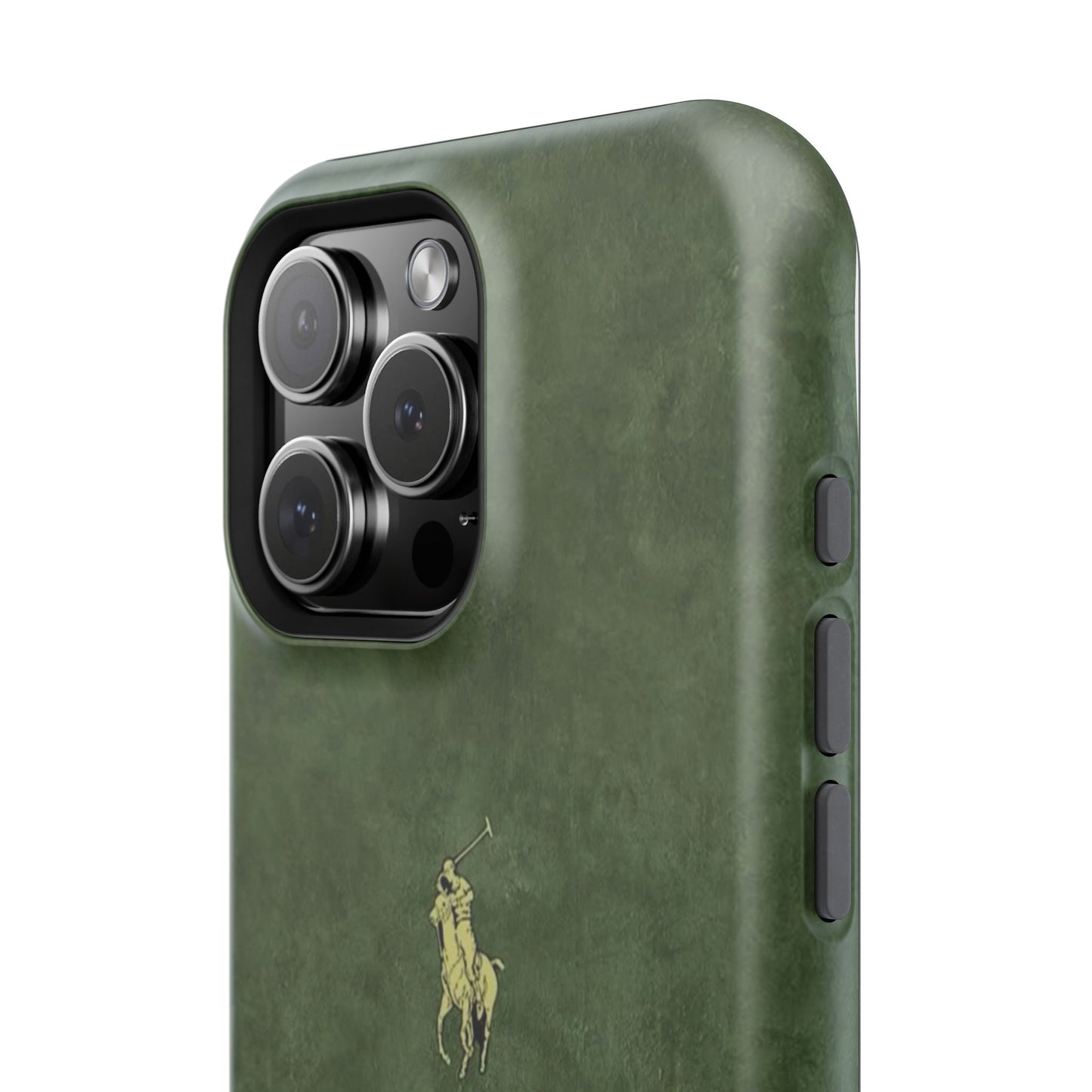 MEN'S HUNTER GREEN POLO MATTE MAGSAFE PROTECTIVE PHONE CASE