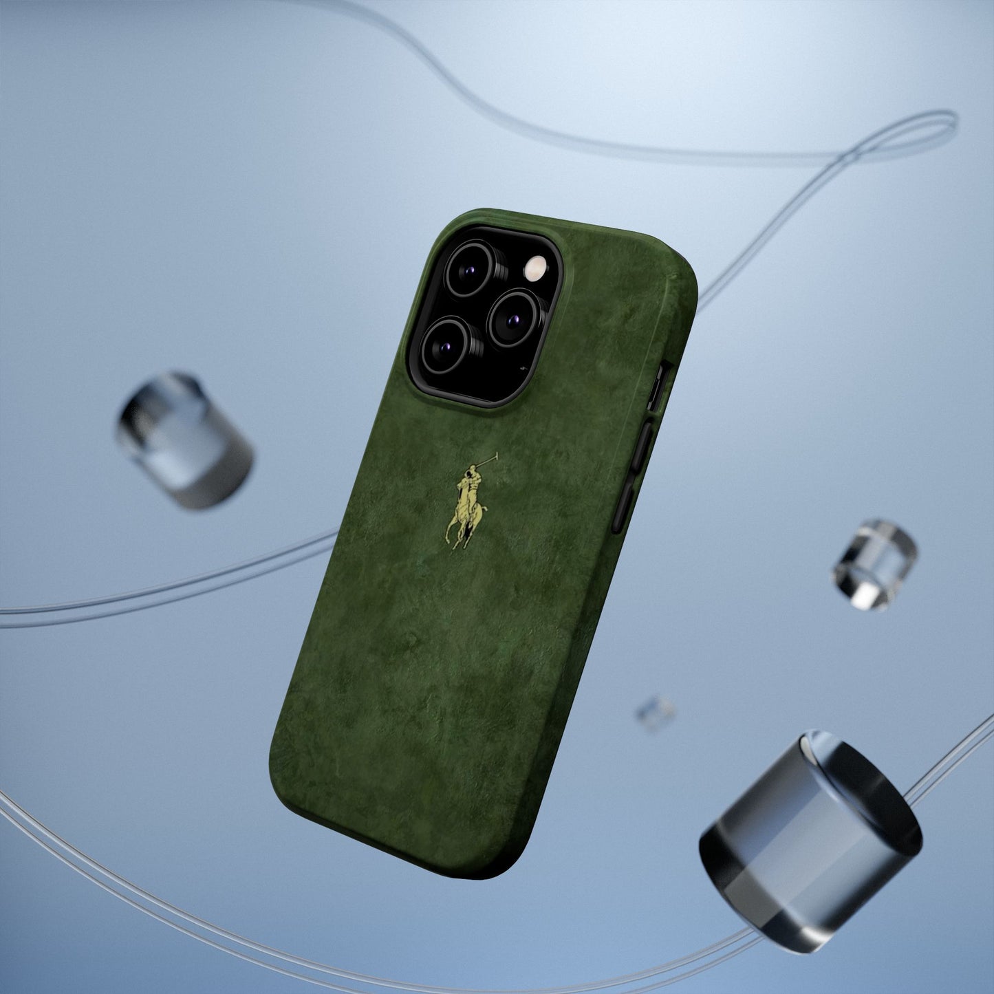 MEN'S HUNTER GREEN POLO MATTE MAGSAFE PROTECTIVE PHONE CASE